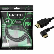 CABO HDMI 3MTS 2.0 PIX 4K 90GRAUS