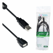 CABO USB EXTENSOR  2MTS EXBOM