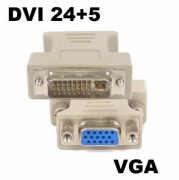 ADAP DVI D(24+5)MACHO X VGA FEMEA