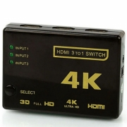 CHAVE SELETORA HDMI 3 ENTRADAS 4K C/CONTROLE BM8681