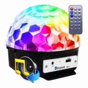 LAMPADA MUSICAL BLUETOOTH LED RGB LOTUS JXD-8069