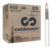CABO COAXIAL RG-6 CABLET/VIVO/SKY/CLARO (CX 100MTS)